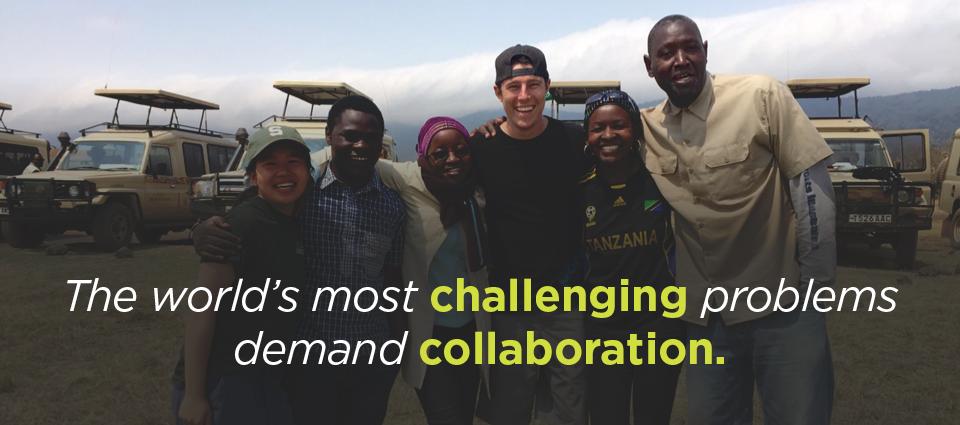 The world's most challenging problems demand collaboration