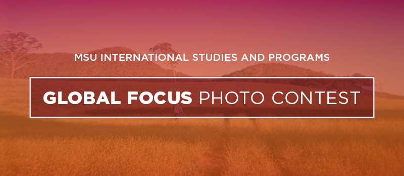 banner, MSU International Studies and Programs Global Focus Photo Contest