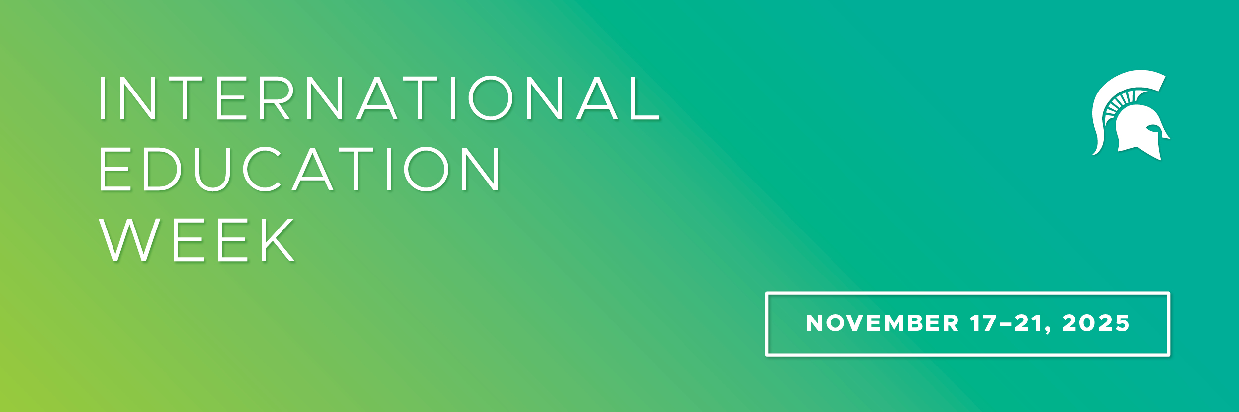 International Education Week November 17 to 21, 2025